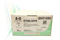 Ethicon ethilon ii hechtdraad 4-0 fs2 75cm zwart eh7143bh steriel
