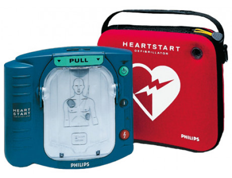 PHILIPS AED HS1 MET DRAAGTAS ELECTRODEN ACCU M5066A