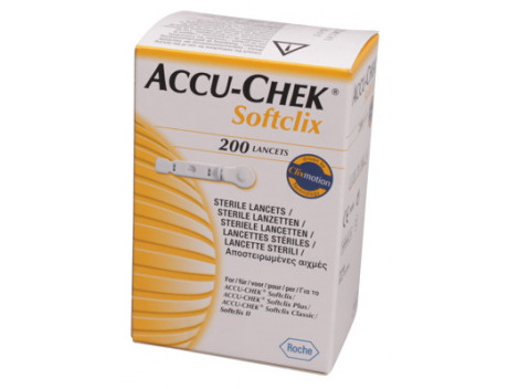 ACCU-CHEK SOFTCLIX II LANCET CLASSIC 03307484001 STERIEL
